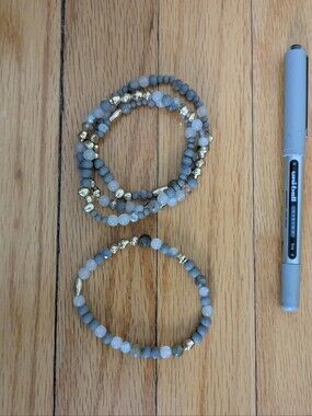 Set Of 4 Beaded Bracelets